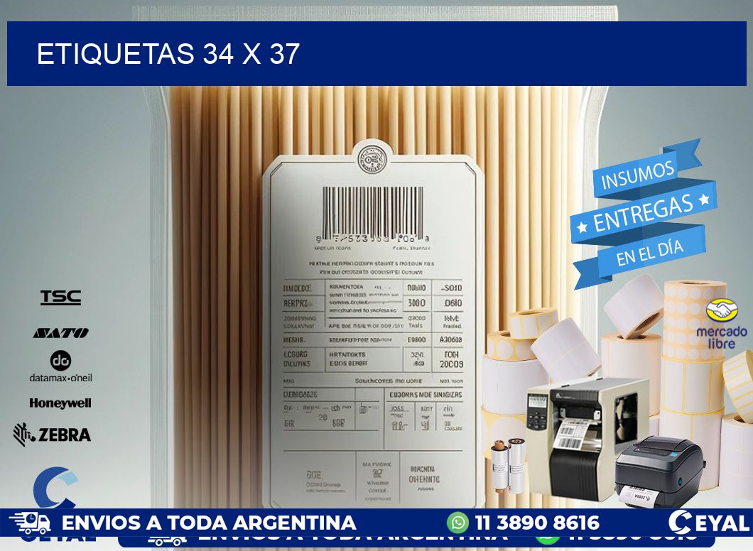 ETIQUETAS 34 x 37