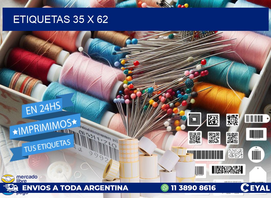 ETIQUETAS 35 x 62