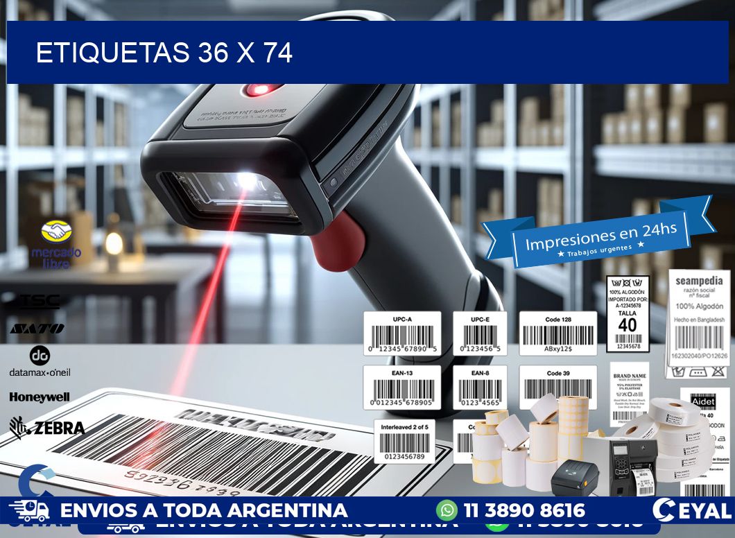 ETIQUETAS 36 x 74