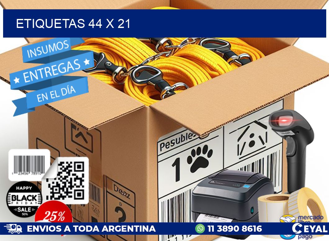 ETIQUETAS 44 x 21