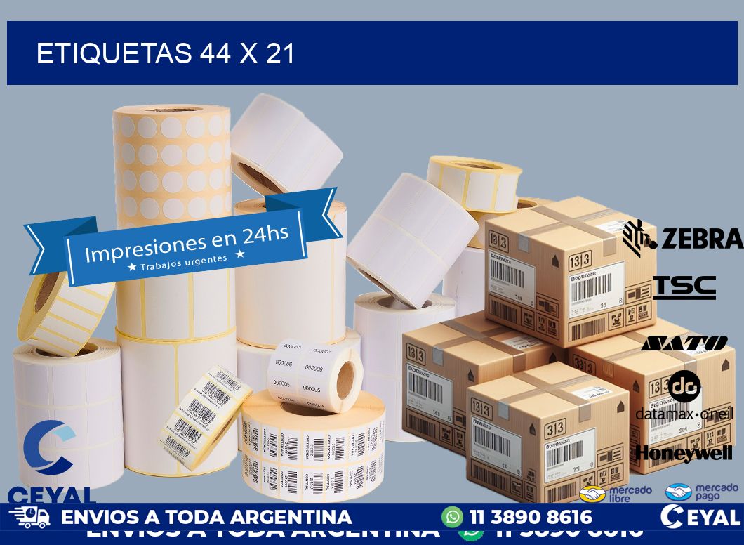 ETIQUETAS 44 x 21