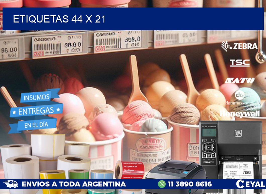 ETIQUETAS 44 x 21