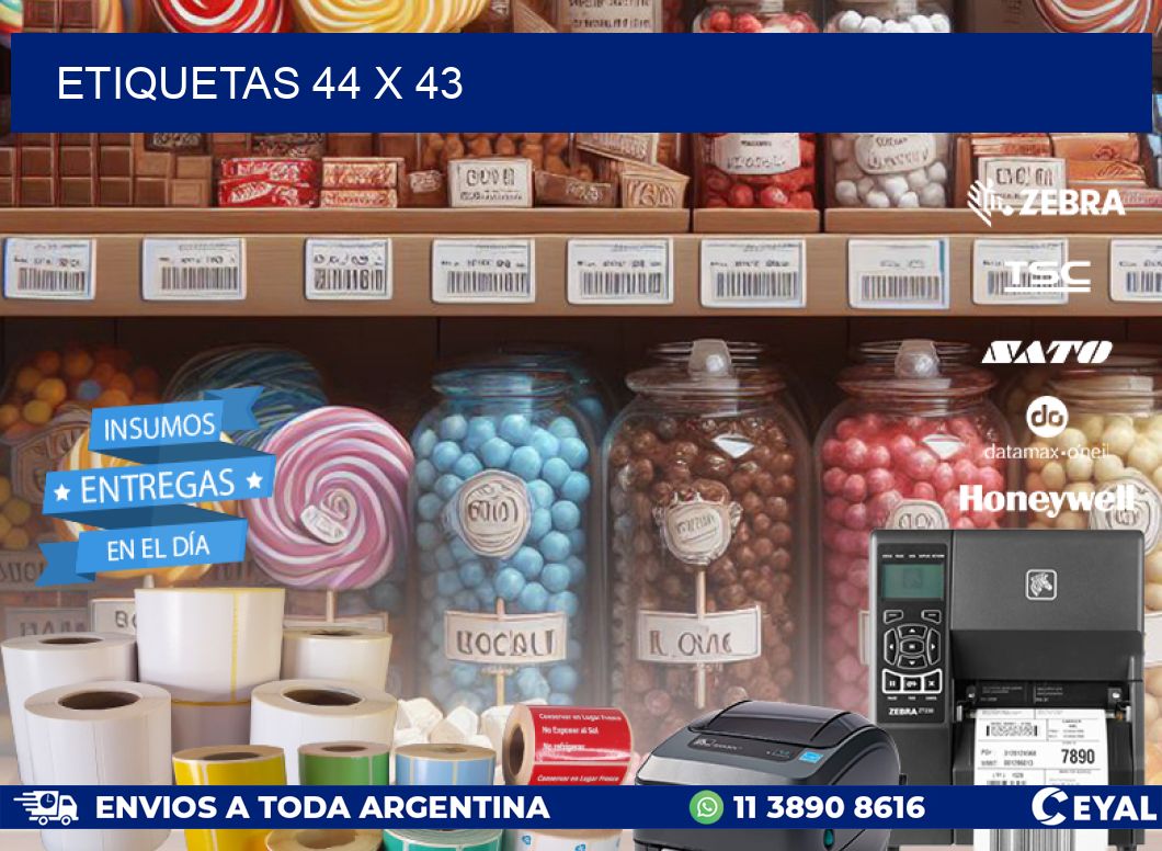 ETIQUETAS 44 x 43