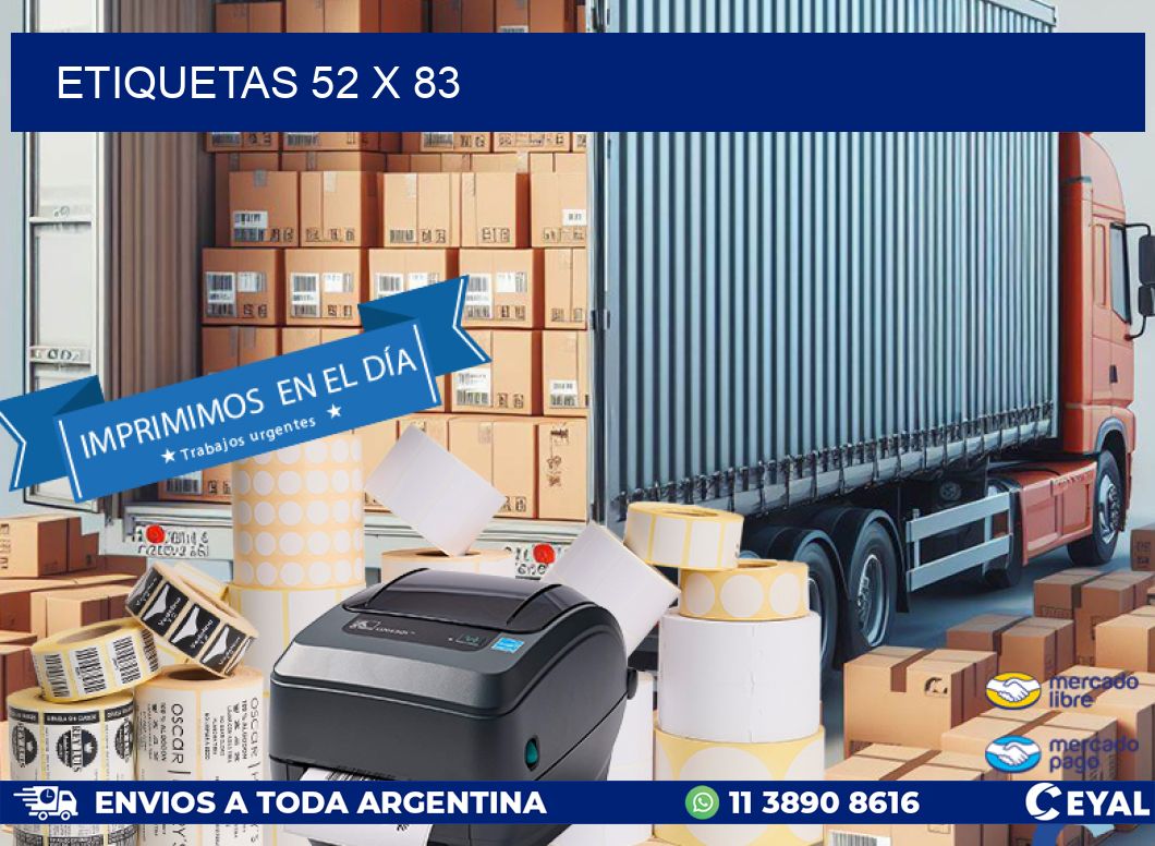 ETIQUETAS 52 x 83