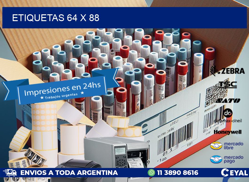 ETIQUETAS 64 x 88