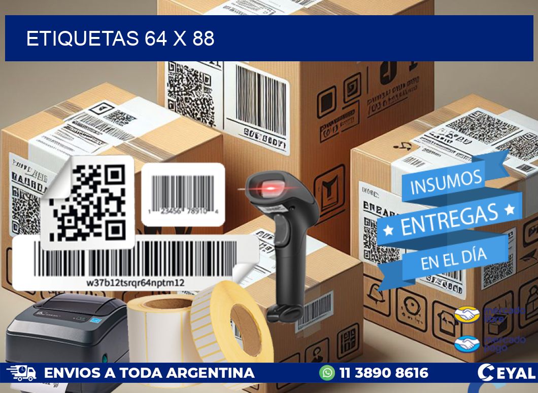 ETIQUETAS 64 x 88