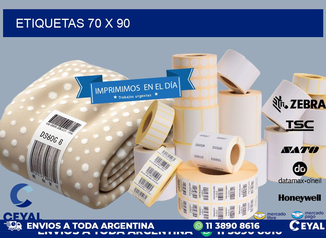 ETIQUETAS 70 x 90