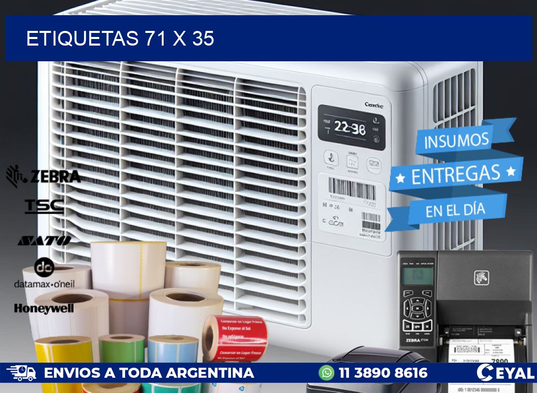 ETIQUETAS 71 x 35