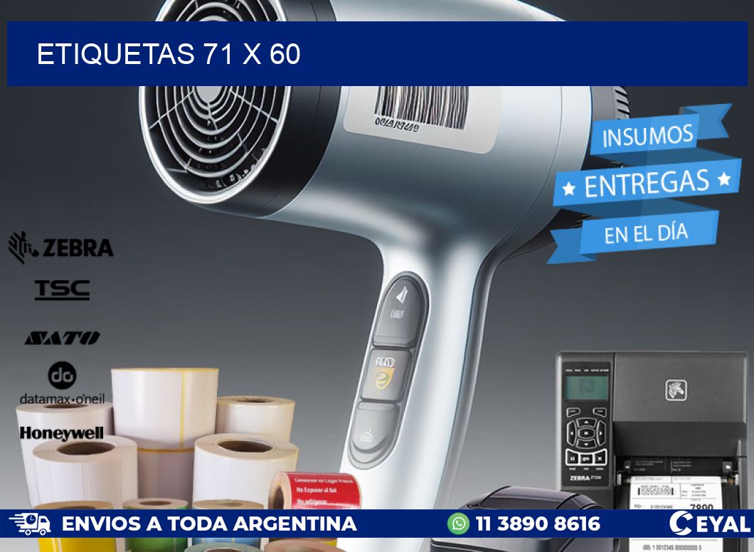 ETIQUETAS 71 x 60