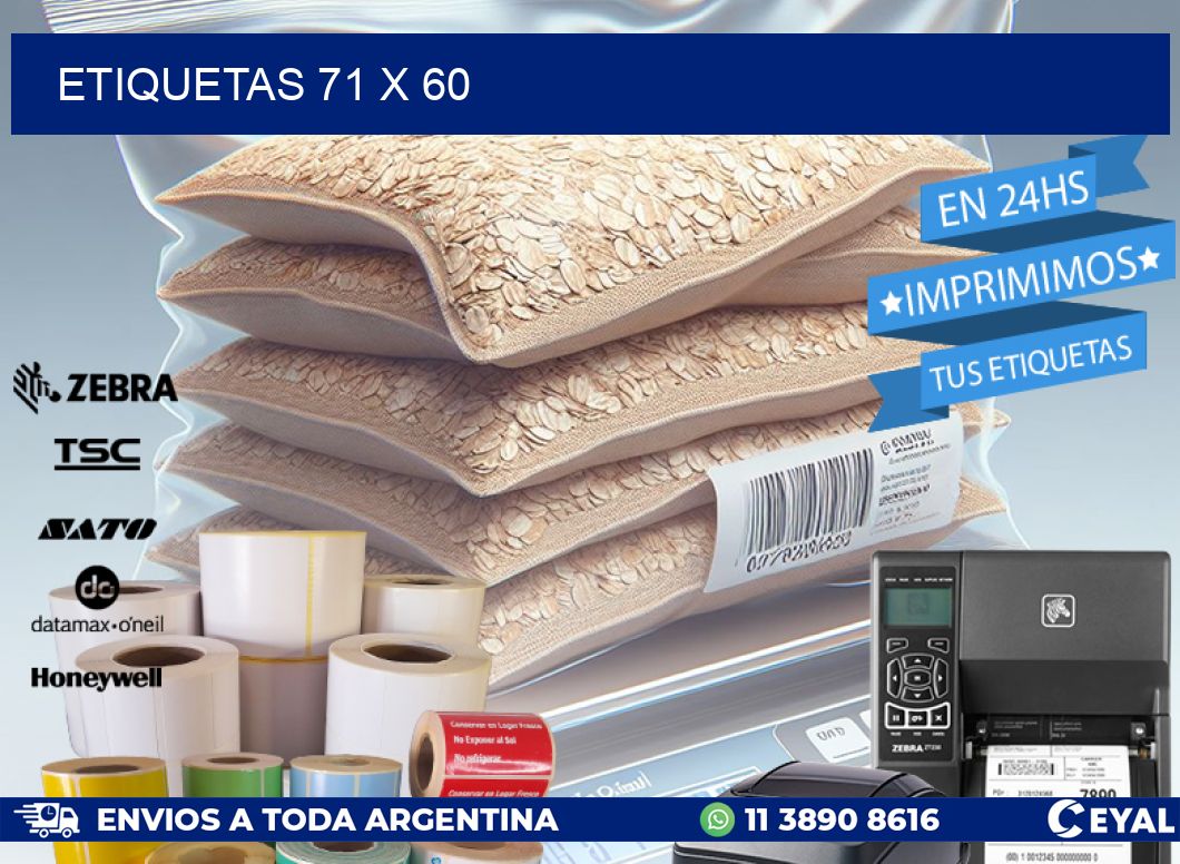ETIQUETAS 71 x 60