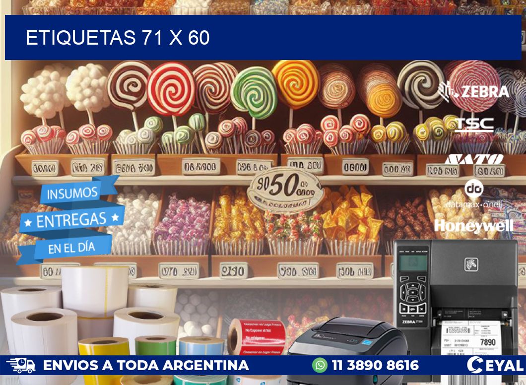 ETIQUETAS 71 x 60