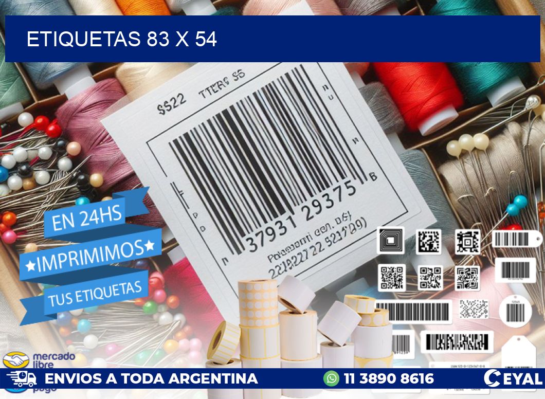 ETIQUETAS 83 x 54