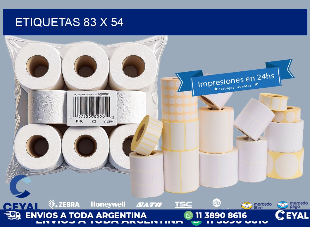 ETIQUETAS 83 x 54