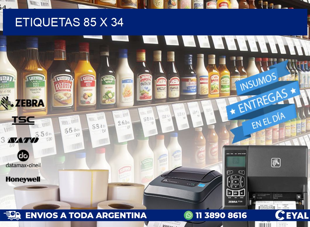ETIQUETAS 85 x 34