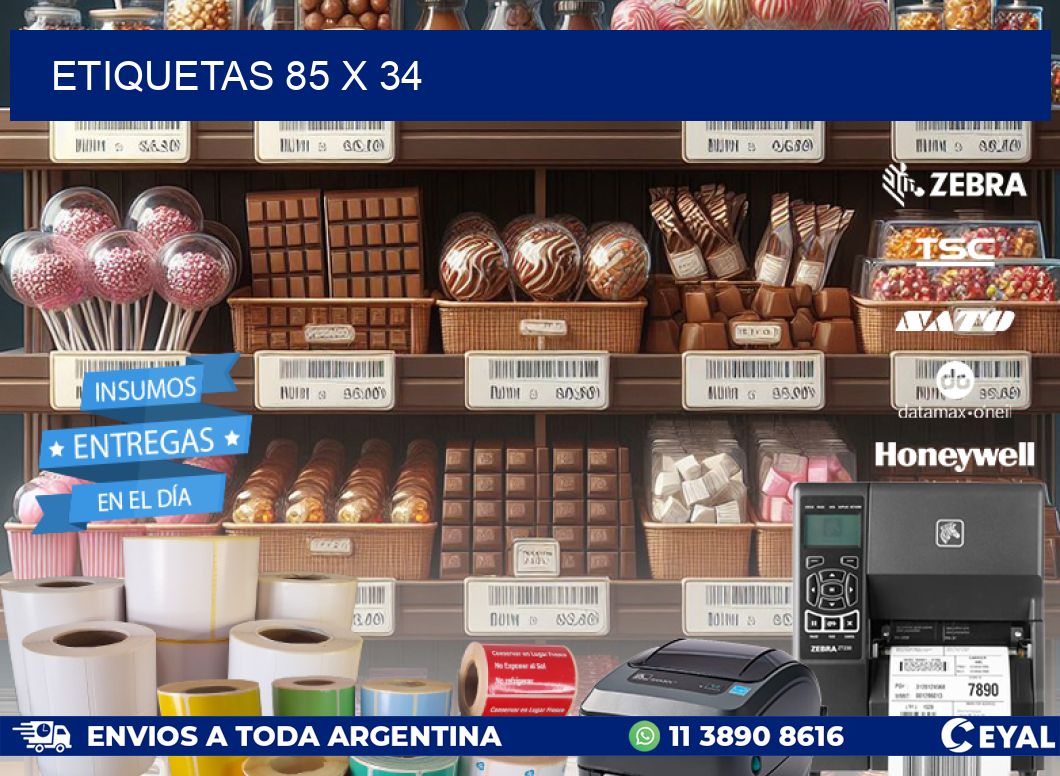 ETIQUETAS 85 x 34