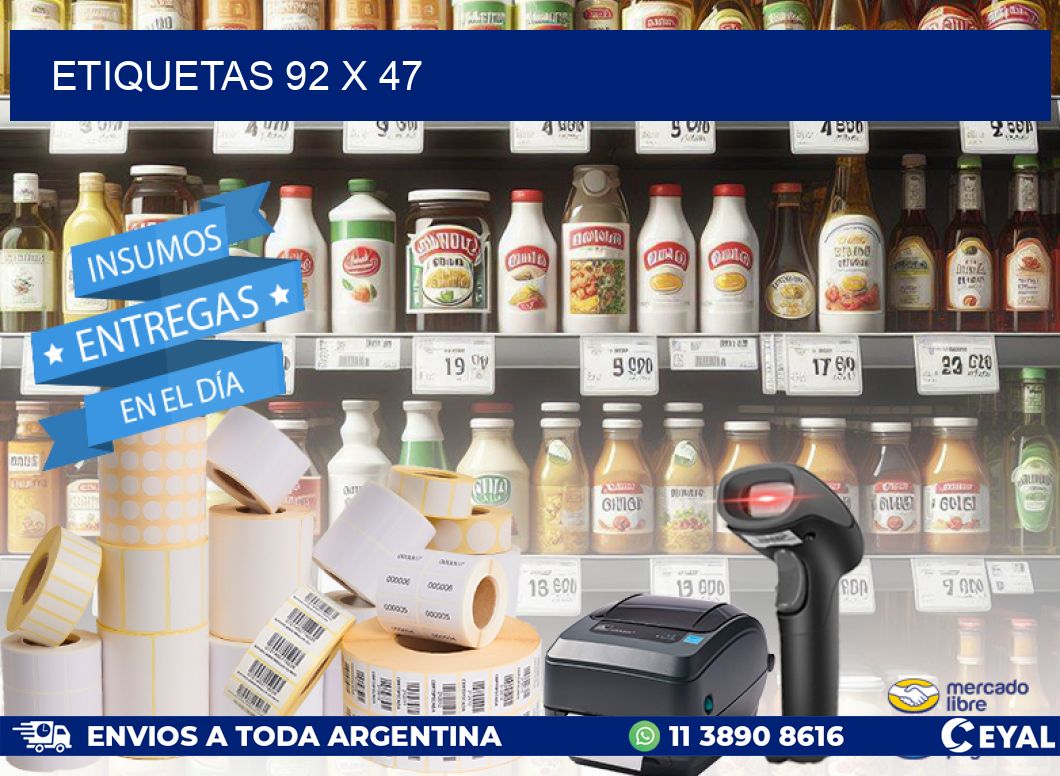 ETIQUETAS 92 x 47
