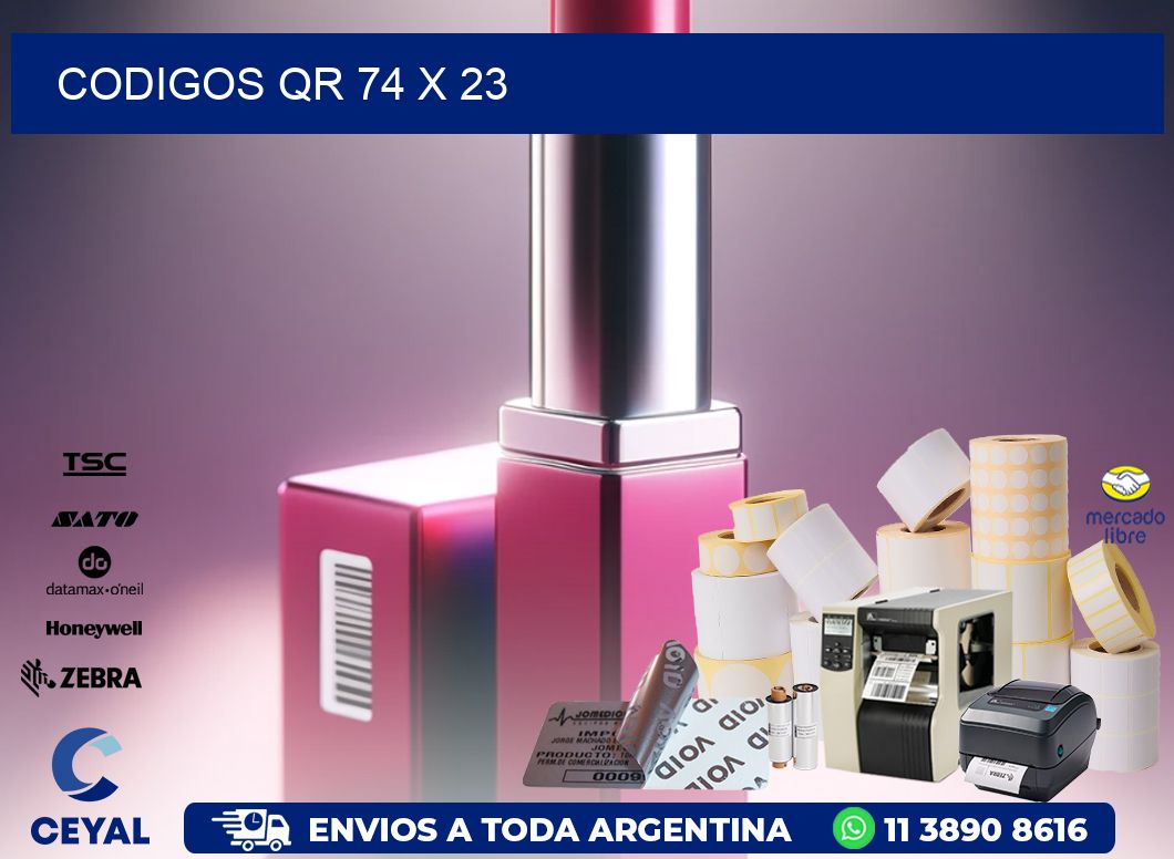 CODIGOS QR 74 x 23