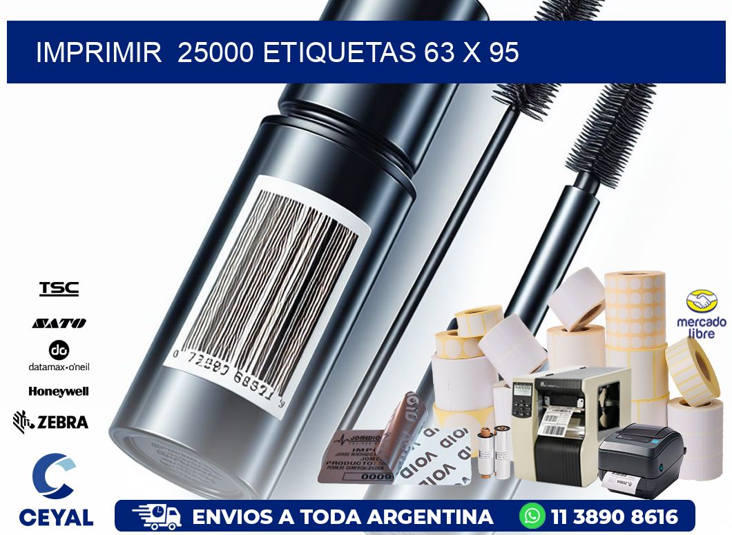 IMPRIMIR  25000 ETIQUETAS 63 x 95