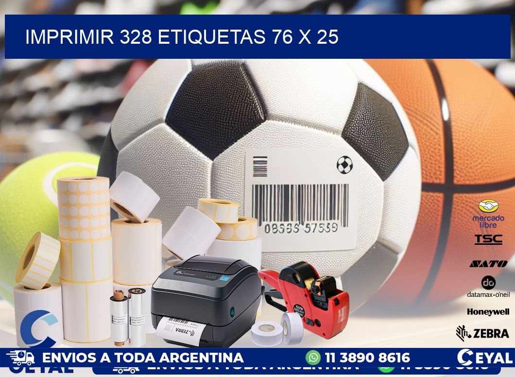 IMPRIMIR 328 ETIQUETAS 76 x 25