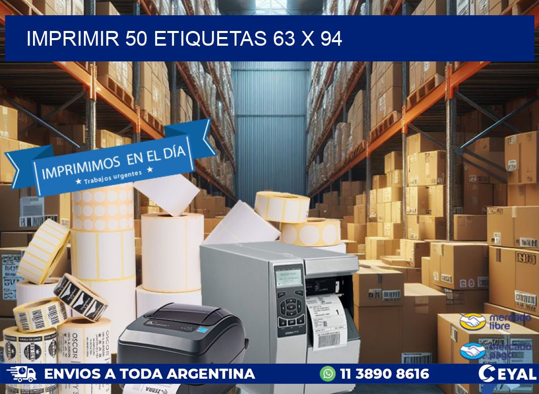 IMPRIMIR 50 ETIQUETAS 63 x 94