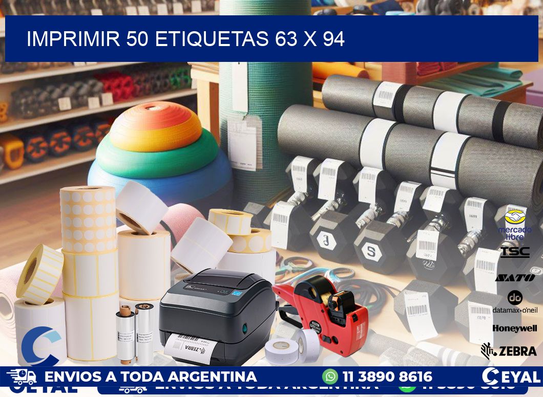 IMPRIMIR 50 ETIQUETAS 63 x 94