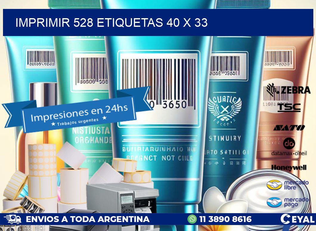 IMPRIMIR 528 ETIQUETAS 40 x 33