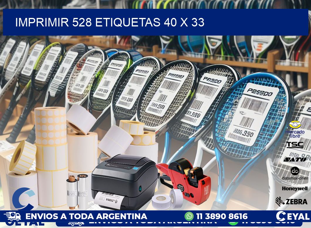 IMPRIMIR 528 ETIQUETAS 40 x 33