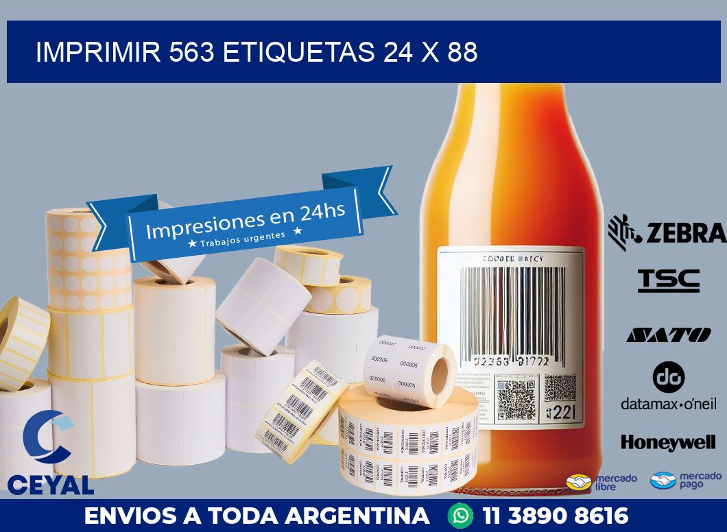 IMPRIMIR 563 ETIQUETAS 24 x 88