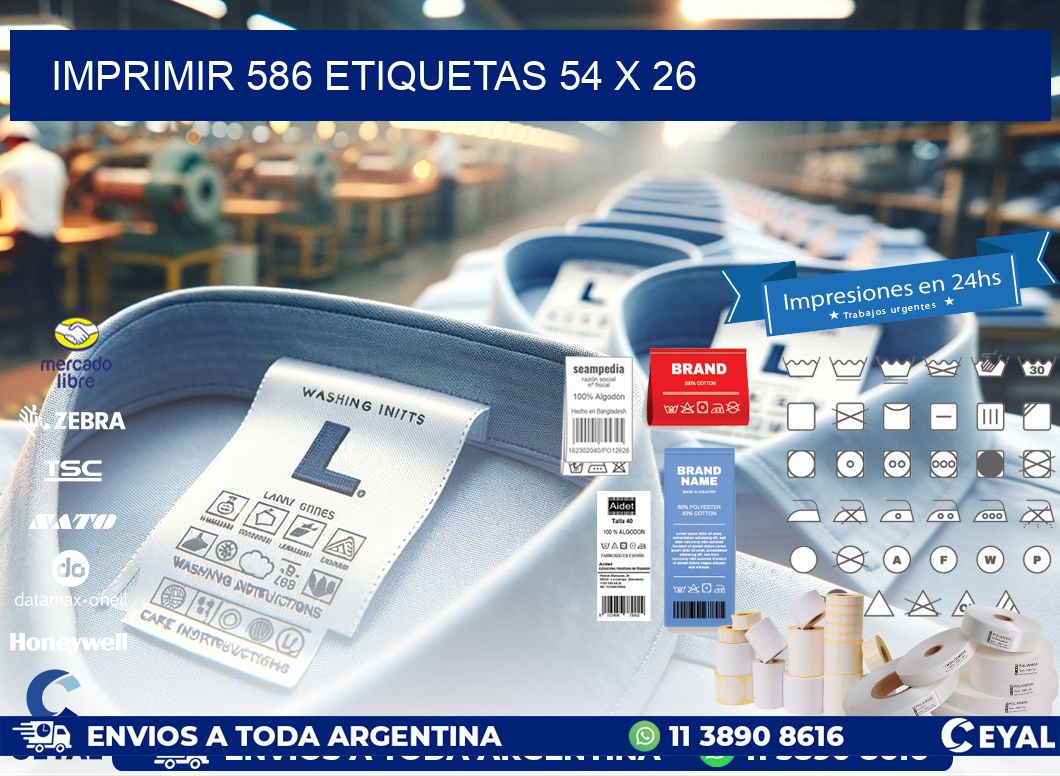 IMPRIMIR 586 ETIQUETAS 54 x 26