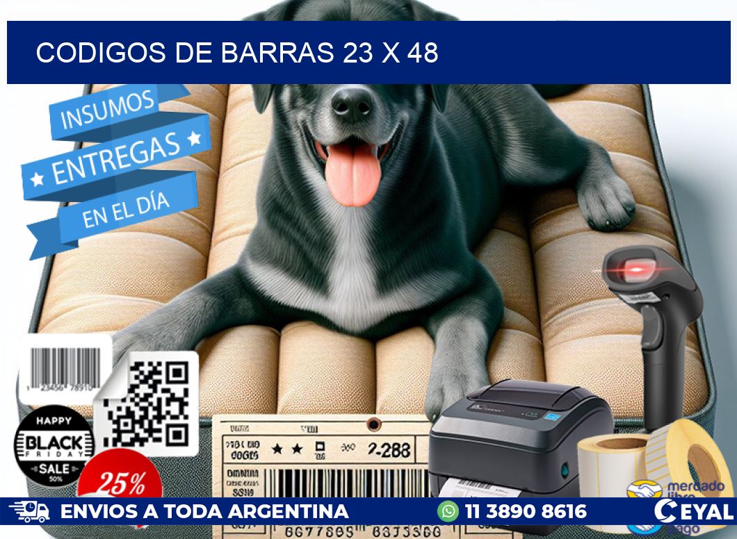 codigos de barras 23 x 48