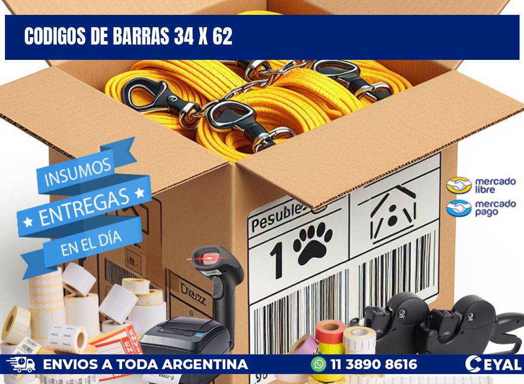 codigos de barras 34 x 62