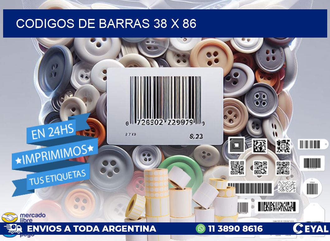 codigos de barras 38 x 86