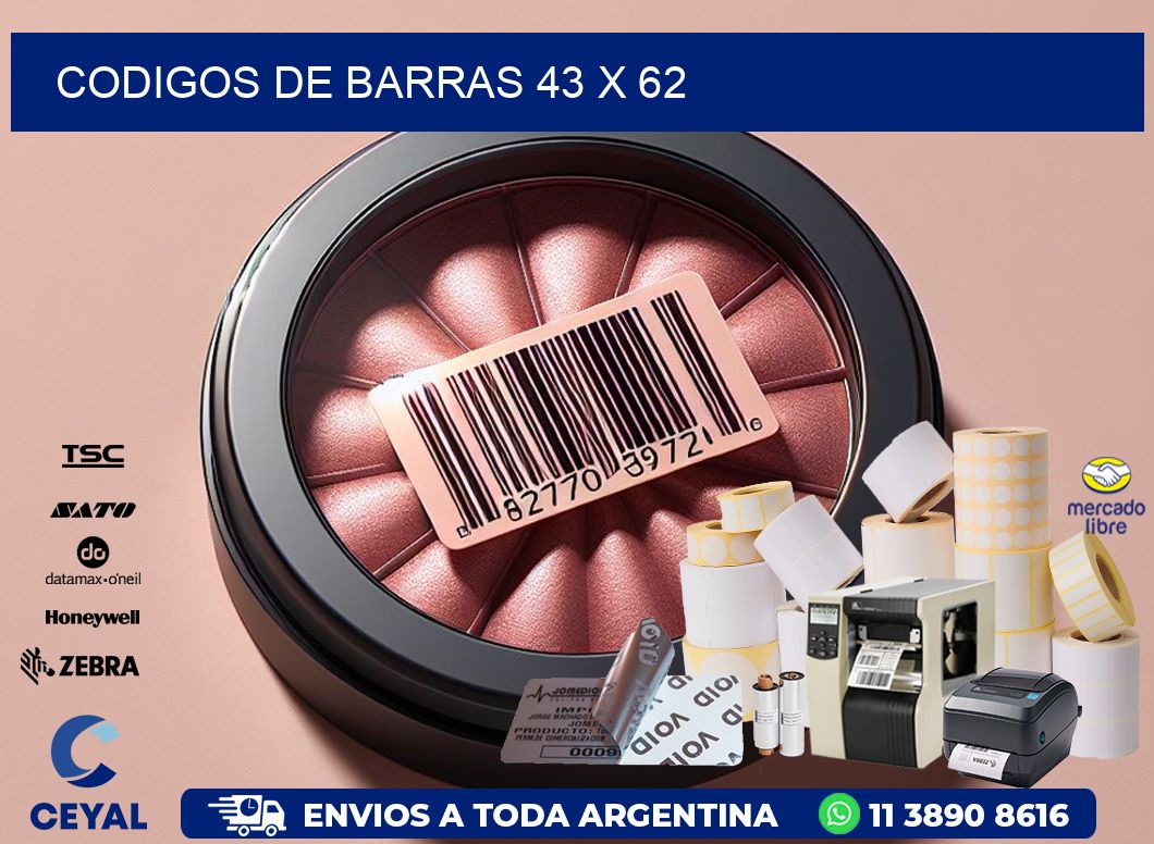 codigos de barras 43 x 62
