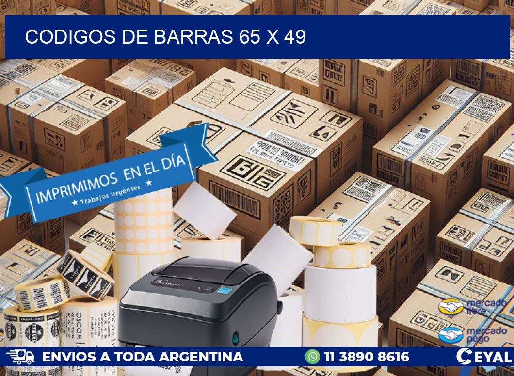 codigos de barras 65 x 49