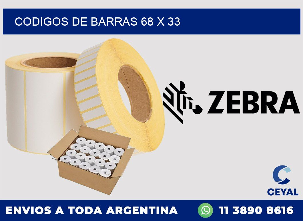 codigos de barras 68 x 33