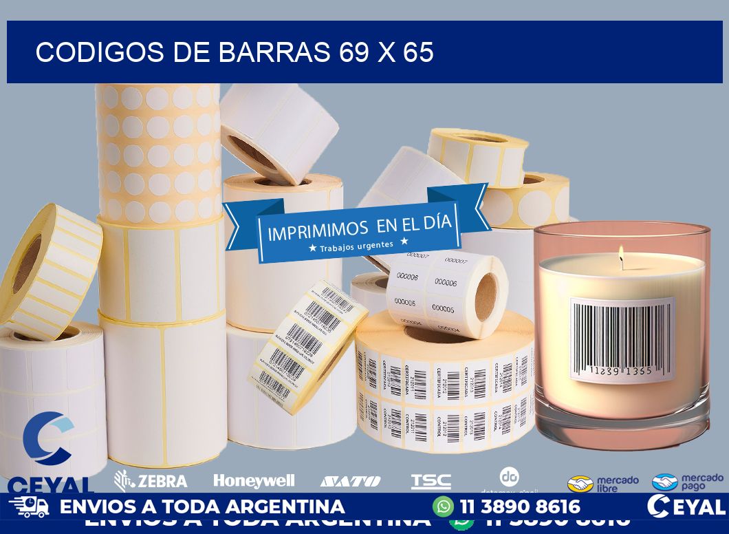 codigos de barras 69 x 65
