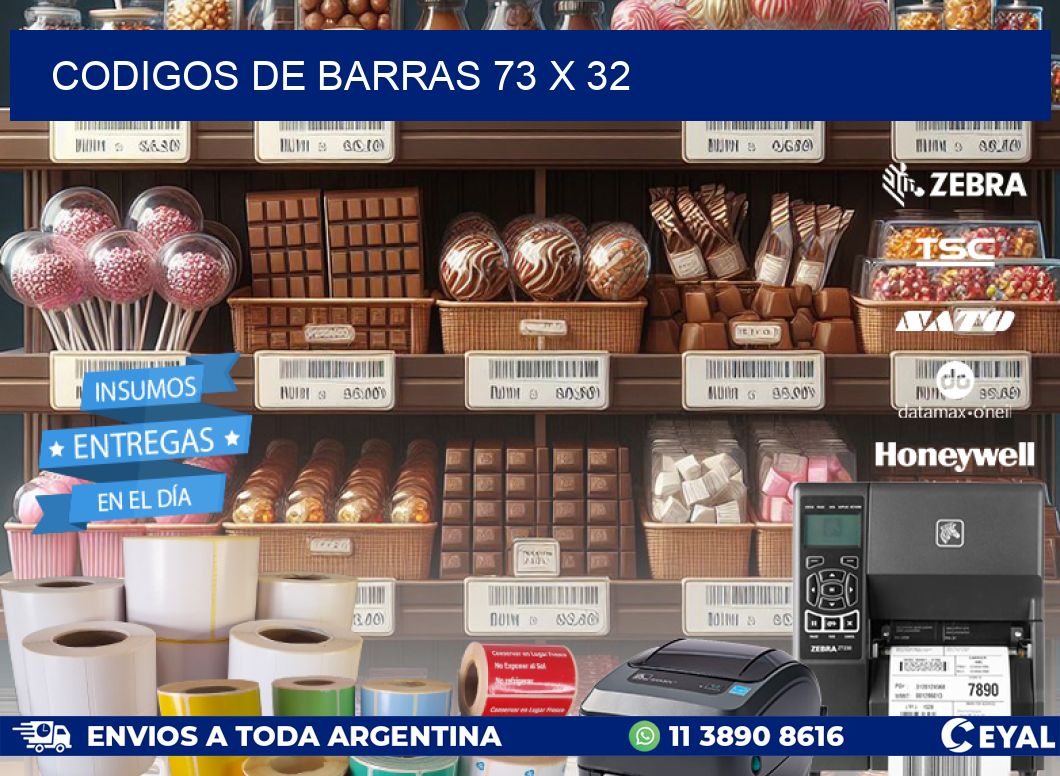 codigos de barras 73 x 32