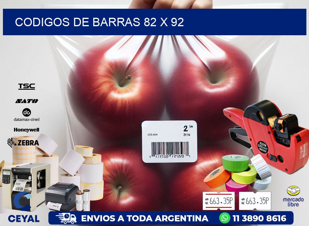 codigos de barras 82 x 92