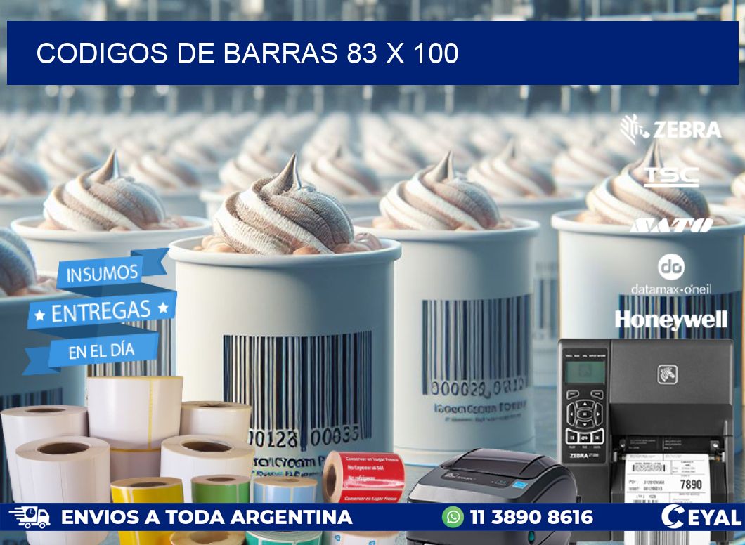 codigos de barras 83 x 100