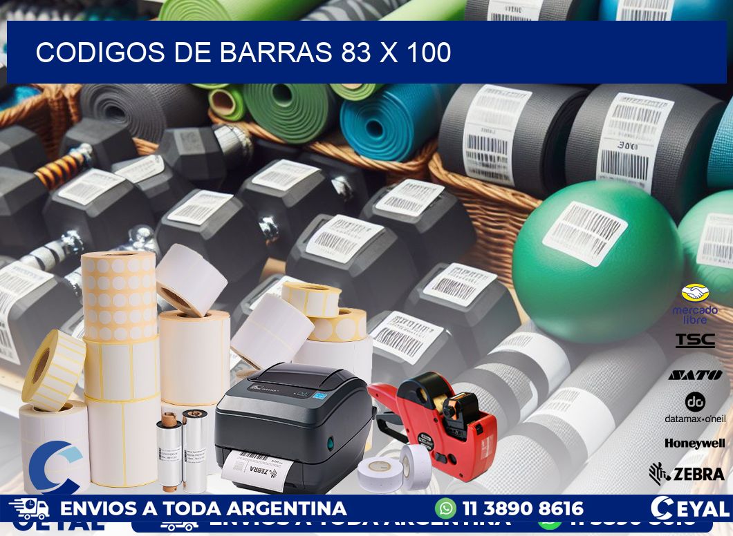 codigos de barras 83 x 100