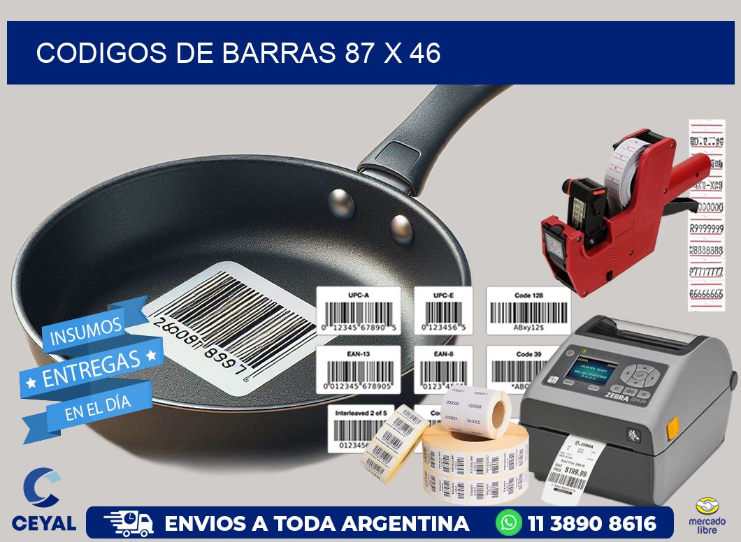 codigos de barras 87 x 46