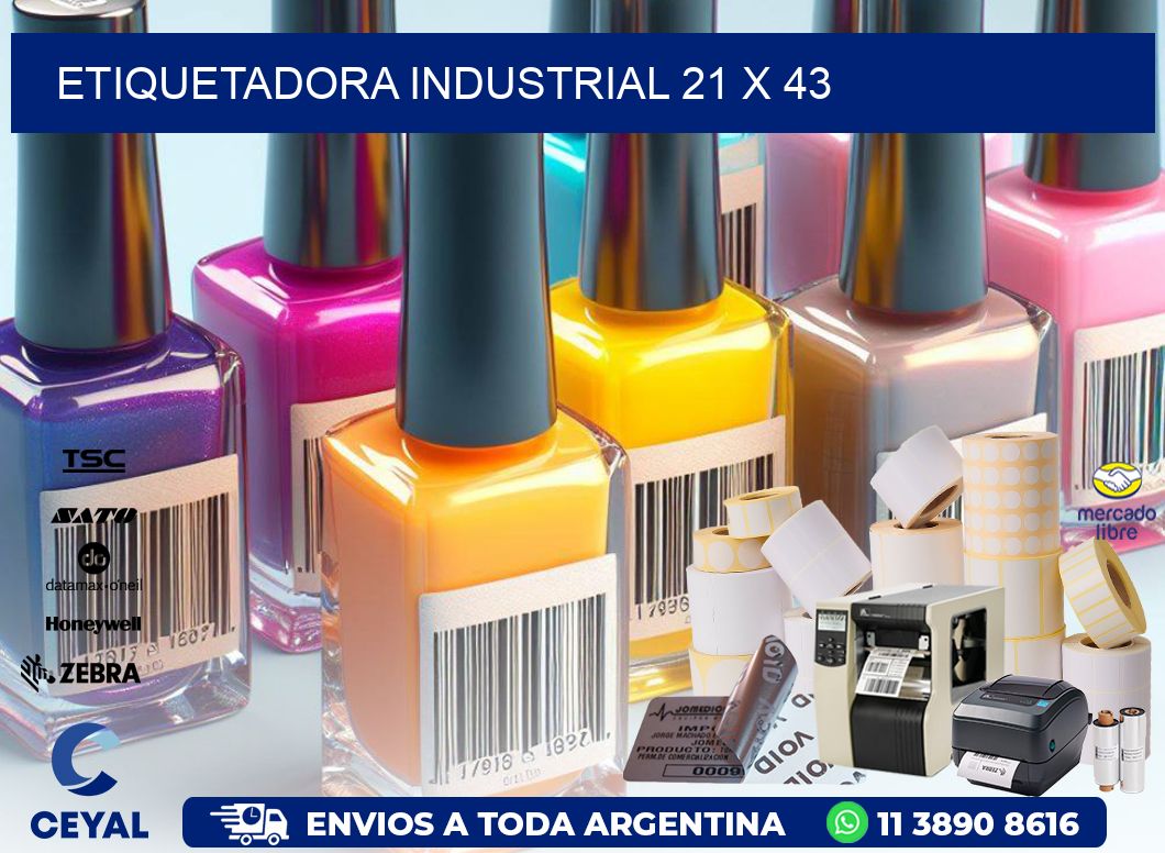etiquetadora industrial 21 x 43