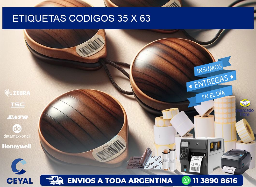 etiquetas codigos 35 x 63
