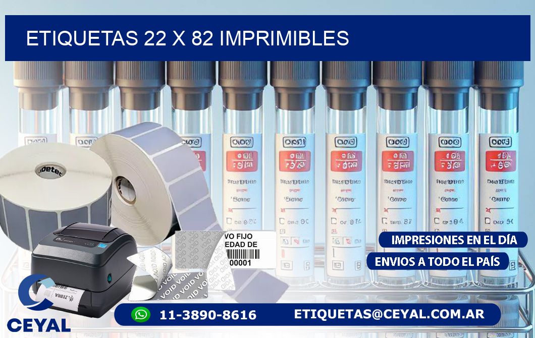 ETIQUETAS 22 x 82 IMPRIMIBLES