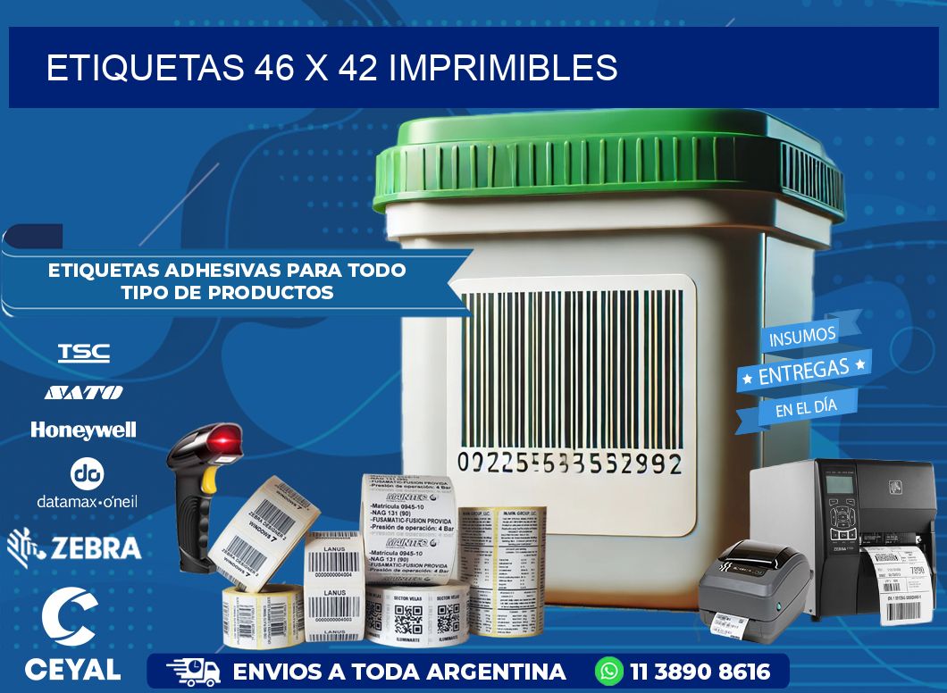 ETIQUETAS 46 x 42 IMPRIMIBLES