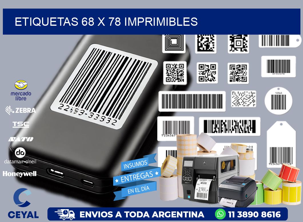 ETIQUETAS 68 x 78 IMPRIMIBLES
