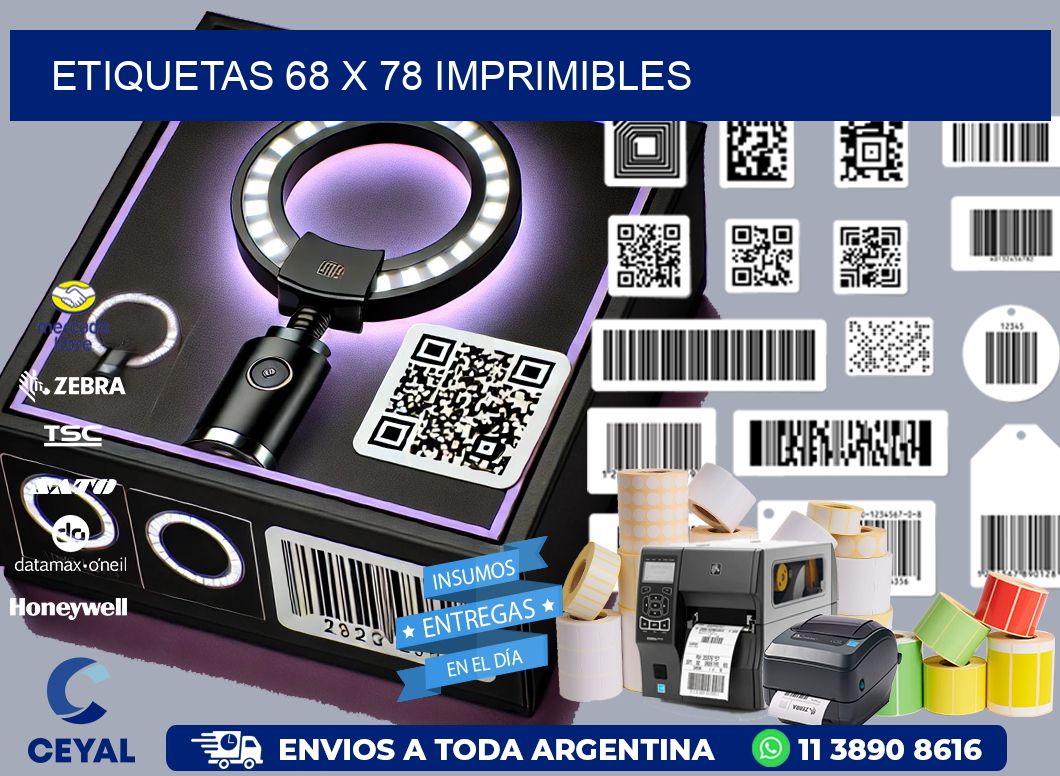 ETIQUETAS 68 x 78 IMPRIMIBLES
