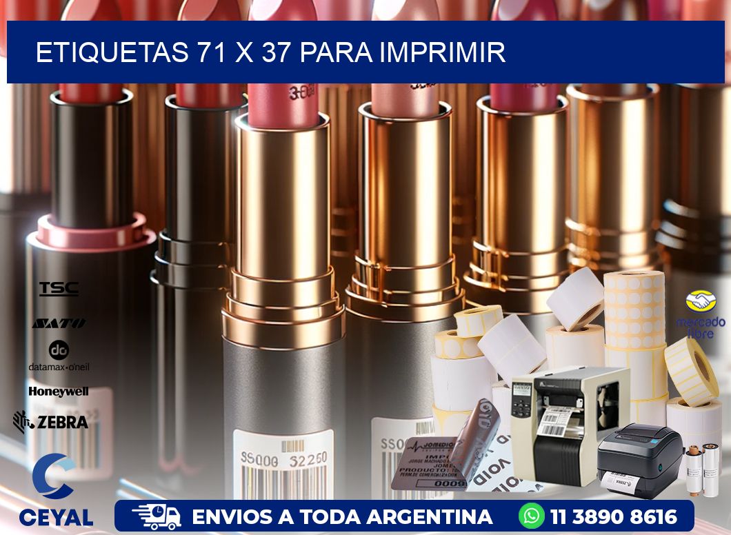 ETIQUETAS 71 x 37 PARA IMPRIMIR