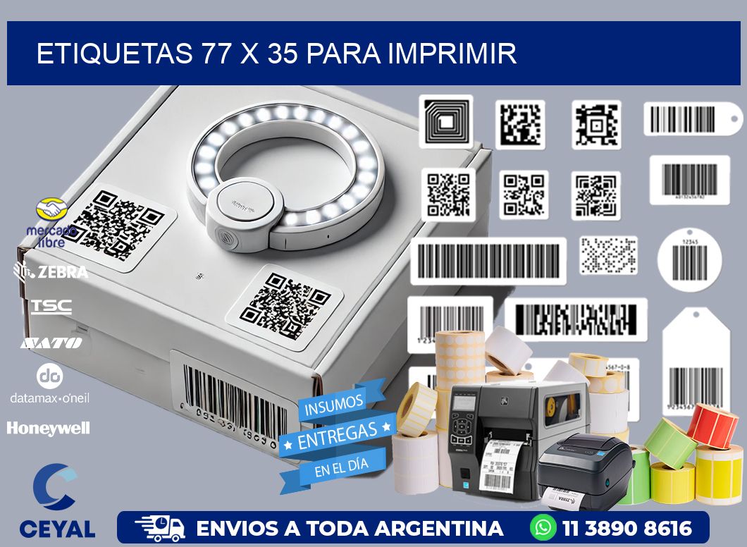 ETIQUETAS 77 x 35 PARA IMPRIMIR