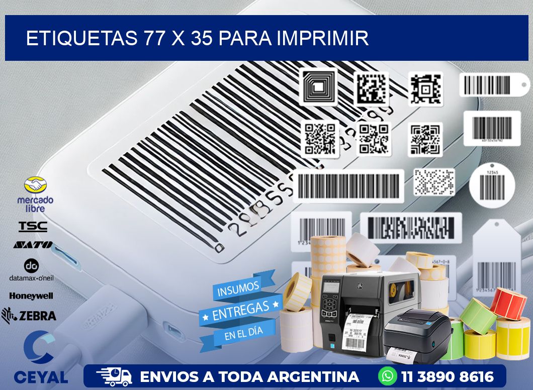 ETIQUETAS 77 x 35 PARA IMPRIMIR